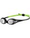 Детски очила за плуване Arena - Spider JR Mirror, черни-зелени - 1t