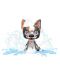 Детска играчка Kidz World Washy Friends - Кално кученце за къпане, Boston Terrier - 6t