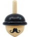 Детска играчка Svoora - Господинът, дървен пумпал Spinning Hats - 1t
