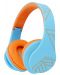 Детски слушалки PowerLocus - P2, безжични, сини/оранжеви - 1t