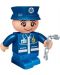 Детска играчка BanBao - Мини фигурка Полицай, 10 cm - 1t