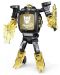 Детска играчка Raya Toys - Трансформиращ се робот-часовник, жълт - 1t