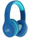 Детски слушалки PowerLocus - Louise&Mann K1 Kids, безжични, сини - 2t