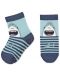 Чорапи със силиконова подметка Sterntaler - С акули, 17/18 размер, 6-12 месеца, 2 чифта - 2t