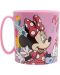 Детска чаша за микровълнова Stor Minnie Mouse - Spring Look, 350 ml - 2t