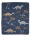 Детско одеяло David Fussenegger - Juwel, Динозаври, 70 х 90 cm, синьо - 1t