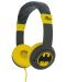 Детски слушалки OTL Technologies - Batman, сиви/жълти - 1t