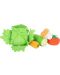 Детски комплект зеленчуци от плат Small Foot -  В кошница, 6 части - 2t