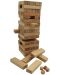 Детска игра Raya Toys - Дървена кула с цифри Дженга, 51 части - 1t