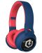 Детски слушалки PowerLocus - Buddy, безжични, сини/червени - 1t