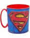 Детска чаша за микровълнова Stor - Superman, 350 ml - 2t