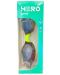 Детски очила за плуване HERO - Kido, черни/зелени - 4t