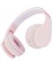 Детски слушалки с микрофон PowerLocus - P1, безжични, розови - 2t