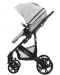 Детска количка 3 в 1 KikkaBoo Beloved - Светлосива, с кош за количка и столче за кола - 4t