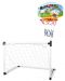 Детски комплект 2 в 1 Raya Toys - Баскетболен кош и футболна врата с топки - 1t