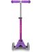 Детска тротинетка Micro - Mini Deluxe LED, Purple Pink - 3t