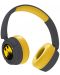 Детски слушалки OTL Technologies - Batman Gotham City, безжични, черни/ жълти - 3t