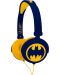 Детски слушалки Lexibook - Batman HP015BAT, сини/жълти - 1t