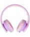 Детски слушалки PowerLocus - P2 Kids Angry Birds, безжични, розови/лилави - 5t