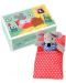Детска мека играчка Rex London - Мишка в малка къща - 1t