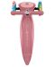 Детска сгъваема тротинетка Globber - Primo Foldable Plus Lights, розова - 3t