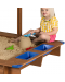 Детски дървен пясъчник Smart Baby - С навес - 3t