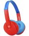 Детски слушалки Maxell - BT350, червени/сини - 1t