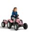 Детски трактор Falk - Country star, с ремарке и педали, розов - 2t