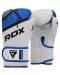 Детски боксови ръкавици RDX - J7, 6 oz, бели/сини - 1t