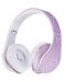 Детски слушалки PowerLocus - P2, безжични, бели/лилави - 1t