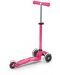 Детска тротинетка 3 в 1 Micro - Mini Deluxe Plus LED, Pink - 5t