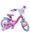Детски велосипед с помощни колела E&L cycles - Дисни, Мини Маус, 14'' - 2t