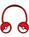Детски слушалки OTL Technologies - Pokemon Pokeball, червени - 2t