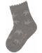 Детски чорапи Sterntaler - С коронки, 19/22 размер,12-24 месеца, сиви - 1t