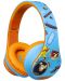 Детски слушалки PowerLocus - P2 Kids Angry Birds, безжични, сини/оранжеви - 1t