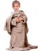 Детско одеяло с ръкави DecoKing - Lazykids, 90 x 105 cm, бежово - 4t