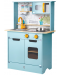 Детска дървена кухня HaPe International - Синя, със звук и светлина - 1t