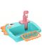 Детска кухненска мивка Ntoys - С течаща вода и аксесоари, Динозавър, асортимент - 5t