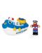 Детска играчка Wow Toys Emergency - Полицейската лодка на Пери - 1t