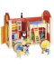 Детски комплект Goki - Строителен фургон с аксесоари - 2t