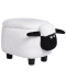 Детска табуретка с ракла Carmen - Бяла овца - 1t