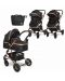 Детска количка Lorelli - Alba, Premium black - 1t
