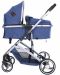 Детска количка 3 в 1 KikkaBoo Tiara - Тъмносиня, с трансформираща седалка и кошница за кола - 2t