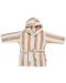 Детски халат за баня Jollein - Stripe Biscuit, 1-2 години - 1t