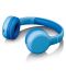 Детски слушалки с микрофон Lenco - HPB-110BU, безжични, сини - 3t