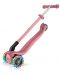Детска сгъваема тротинетка Globber - Primo Foldable Plus Lights, розова - 6t