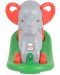 Детска играчка за люлеенe Pilsan - Слонче, сива - 2t
