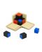 Детска играчка Smart Baby - Биномен куб на Монтесори - 2t