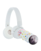 Детски слушалки BuddyPhones - POP Fun, безжични, бели - 1t