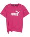 Детска тениска Puma - Essentials+ Logo , розова - 1t